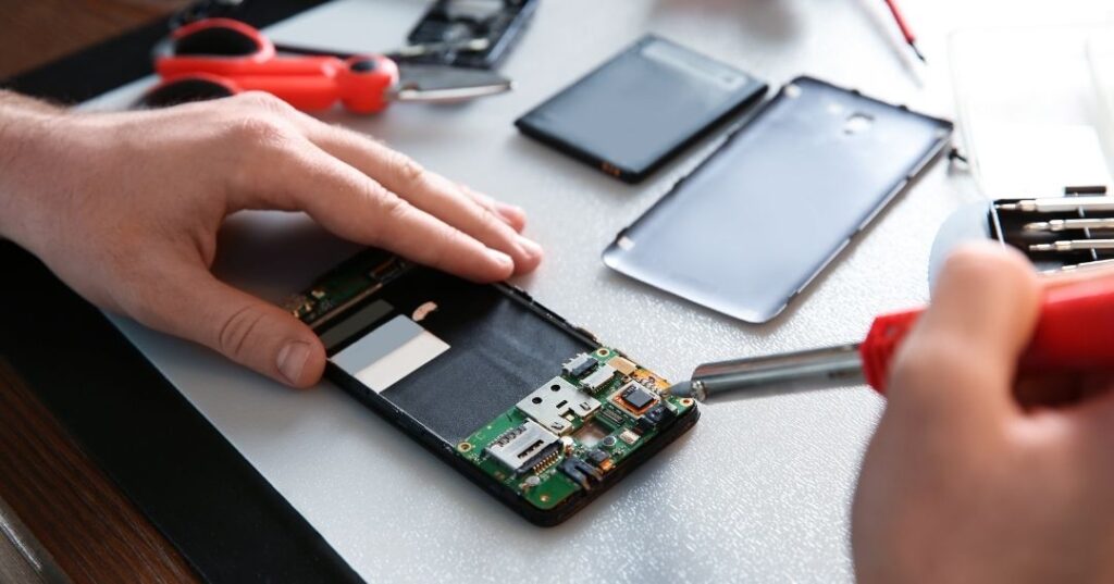 troca de peças e correções de celulares em Campina Grande